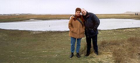 Wina en Klaas Jonkman op de duinen